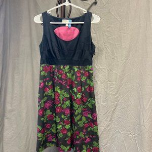 Anthropologie Moulinette Soeurs Floral “Dinner For Two” Sheath Dress Size 4